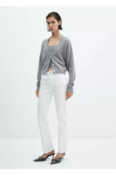 Jeans met medium confort ditch cut