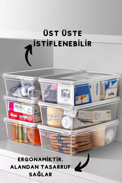  Self-Lidded Freezer Storage Containers 1 Lt
