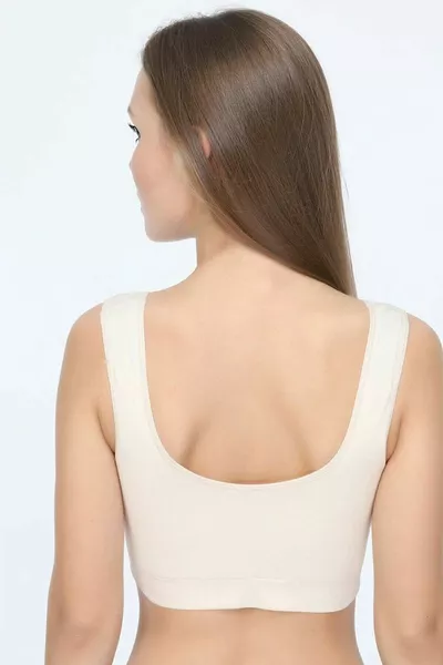 Bustier / Soutien-gorge de sport rembourré en bambou à bretelles épaisses pour femmes