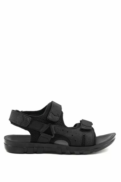 صنادل كاجوال رجالية ناعمة مع فيلكرو وتصميم داخلي قابل للتعديل قليلا