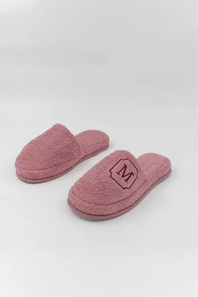 M حرف منشفة حمام سبا هوم فندق الأمومة النعال نعال نعل سميكة