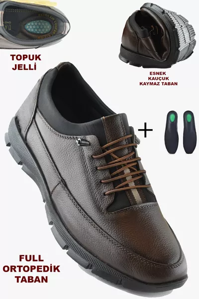 a Volle orthopädische Ferse Massagete Sohle Herrenschuhe Echtes Leder Saisonale Schuhe