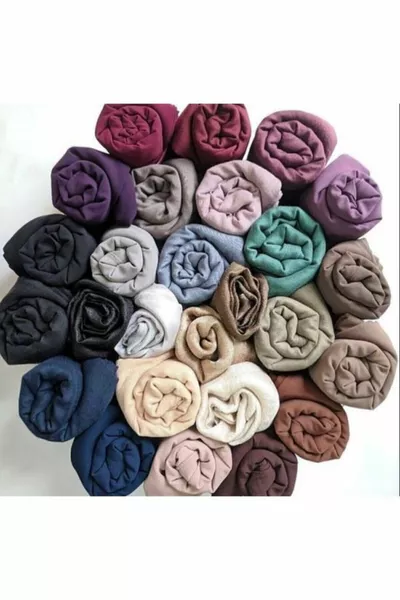 Kadın Siyah Penye Şal