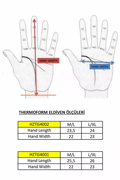 قفازات القطبية للجنسين تريند أسود