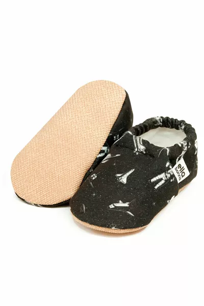 عدم الانزلاق وحيد رائد فضاء والفضاء الطفل الجوارب ، منزل الأحذية النعال أحذية الحضانة باندوف