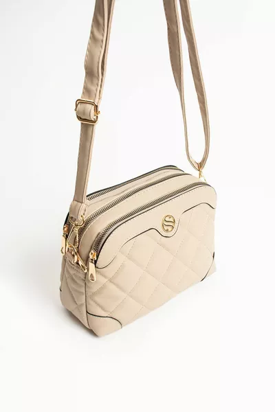 Borsa a tracolla regolabile da donna a 4 scomparti