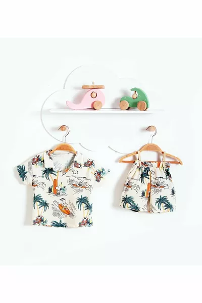 سنوبي صورة طفل أطفال أعلى أسفل نمط السراويل مجموعة