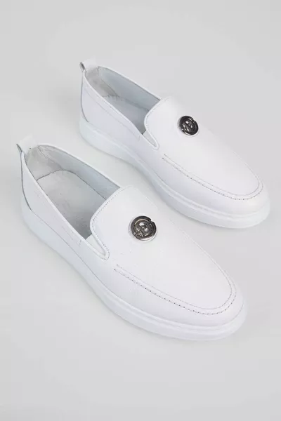 مشبك أمامي أبيض للرجال مفصل مريح صالح جلد طبيعي المتسكع