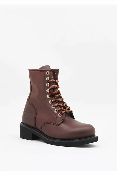 Iron New Men's Brown Leather Boots