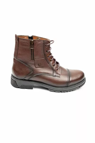  Men's Leather Postal Brown