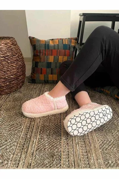 خفيفة جدا مريحة Penduf المرأة الأحذية المنزلية أحذية المنزل دافئ مجعد