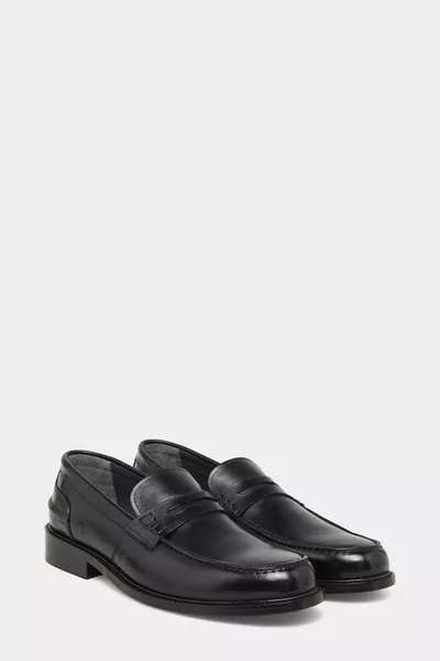 CHAUSSURES EN CUIR NOIR