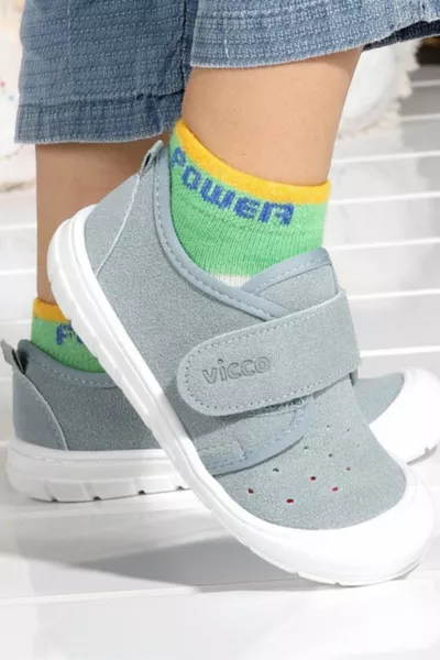 فينيكس بنات / أولاد أزرق الخطوة الأولى جوارب الأطفال باندوف أحذية رياضية عارضة .k.()