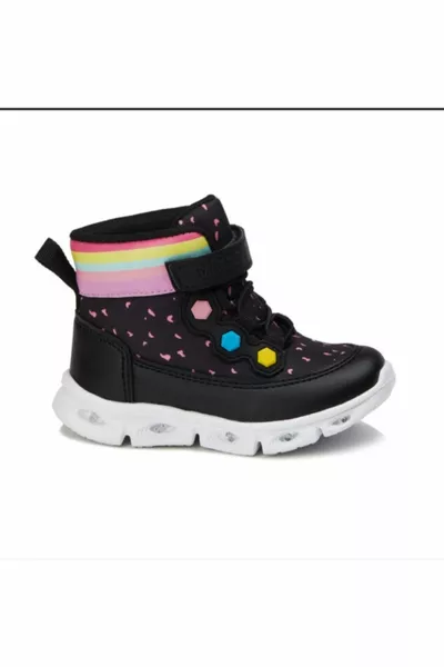 ميزو أسود فاتح بسحاب خفيف جدا أحذية بنات