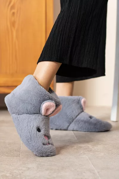 المرأة أرنب الرقم البيت الأحذية باندوف الأم الطفل لينة مريحة هادئة وحيد منزل الأحذية