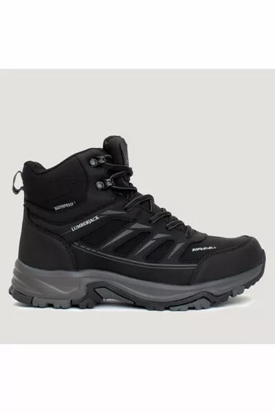 4W Alin Hi 4PR Unisex Waterproof Trekking Bot - Siyah - 