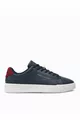 Men's Brand Logo Lace-Up Non-Slip Sole Casual Navy Blue Sneaker 