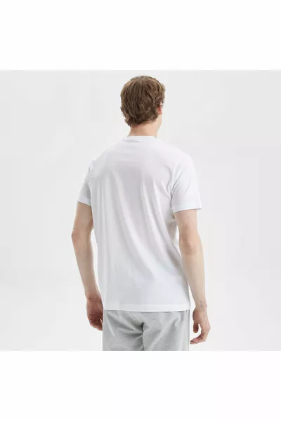 Men's White Standard Fit T-shirt