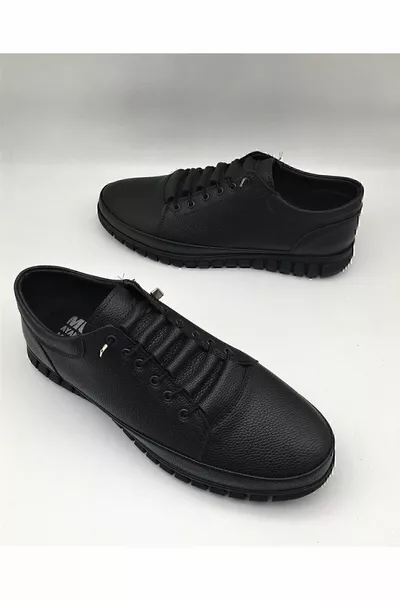 Soft Faux Leather Orthopedic Men's Sneakers