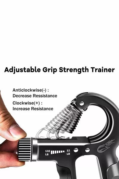 Original Counter Hand Spring  Kg - 5 Kg Adjustable 1 Piece Hand Spring Wrist Muscle Booster