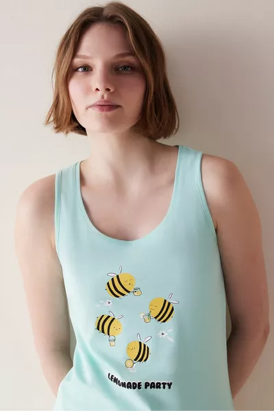 مجموعة بيجامة ليمونادة بارتي منت شورت