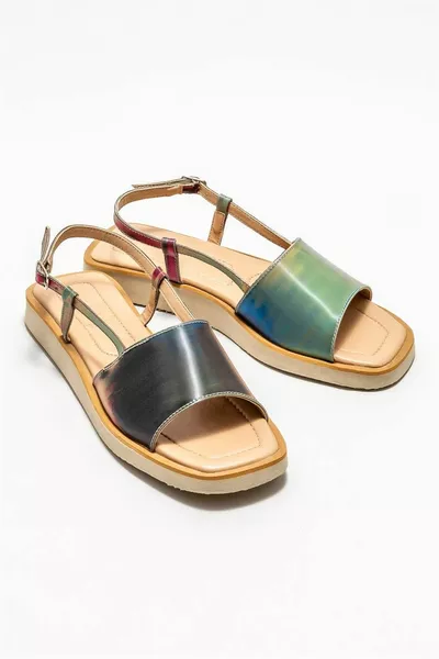 Natural Women's Flat Sandals