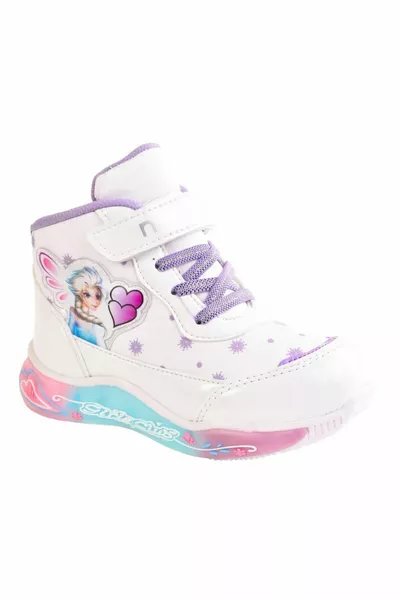 Кроссовки принцессы с подсветкой для девочек / Легкие спортивные ботинки и ботинки