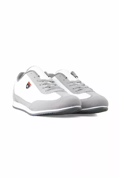 Per uomo Bianco Ghiaccio Allacciato Casual Casual Comodo Leggero Suola morbida Stagionale Sneaker Sneakers