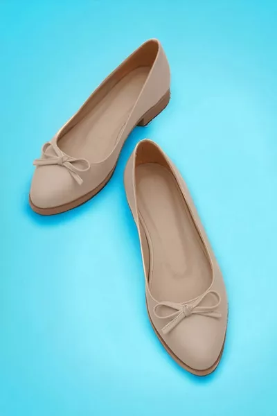 Чо бежов преден лък лък ежедневна употреба балетки