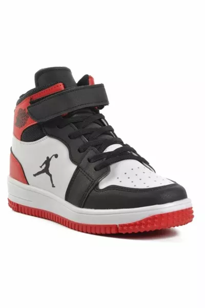 Cool Hugs Glaxy Long Beijing Turtleneck Kids Sneakers WHITE-RED