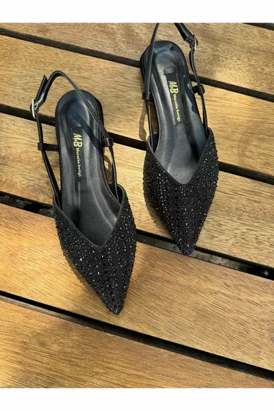 WOMEN'S STONY LIQUID NOSE BALLET FLATS