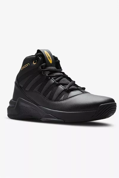 Herren Bounce-3 Basketballschuhe Schwarz