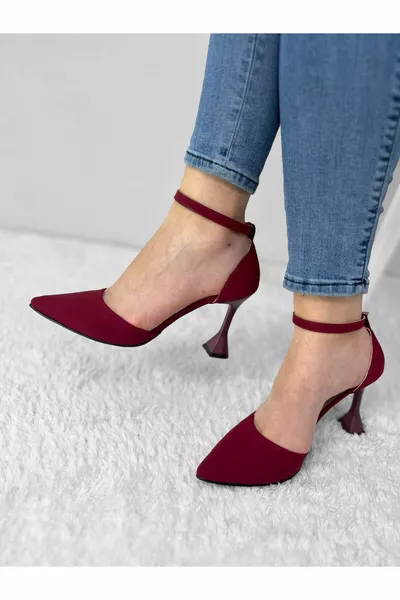 Бордо токчета с шампанско