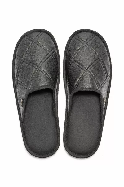 Zico Pantofole da casa da uomo nere /