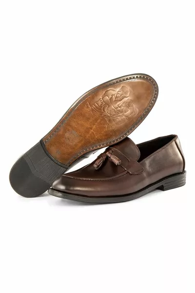 Мъжки класически обувки от естествена кожа, класически обувки от мокасини, мокасини