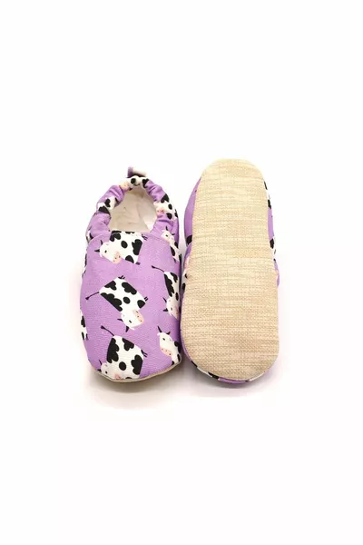 البقر القطن عدم الانزلاق الخطوة الأولى الطفل الجوارب