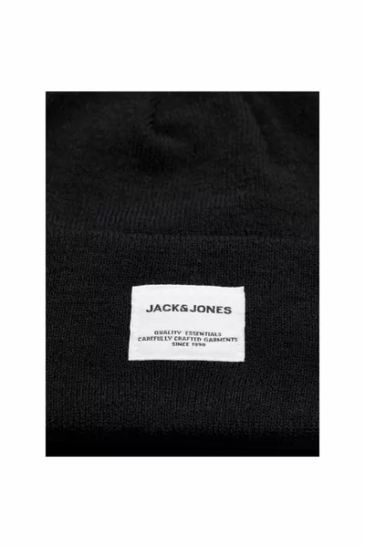 جاك آند جونز  قبعة صغيرة للرجال باللون الأسود