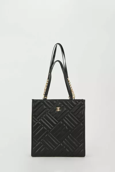 حقيبة كتف نسائية سوداء 