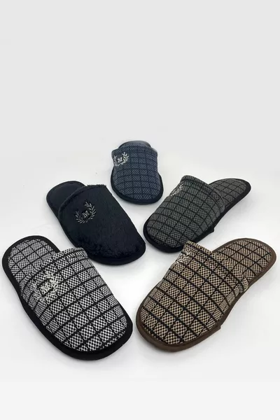 Modafrato Confezione da 5 Pantofole da uomo Pantofole da casa