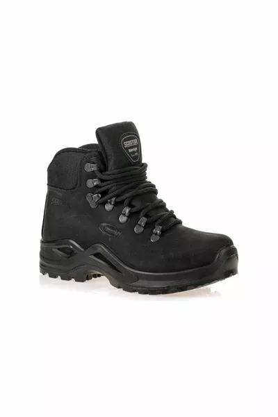 Waterproof Leather Black Outdoor Boots CS