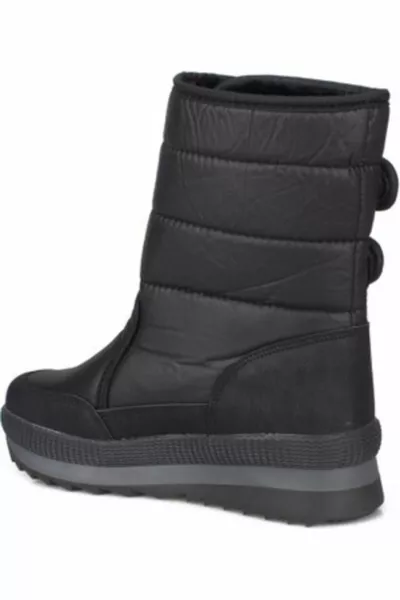 Unisex Black Neo In-Inside Thermal Snow Boots