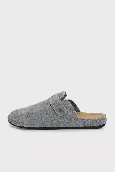 Зимни домашни чехли с колан Мъжки чехли 