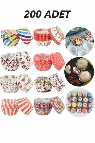 Full  Pieces Muffin Cake Mold & 1st Class Quality Cake Capsule Cupcake Muffin Paper  Pieces