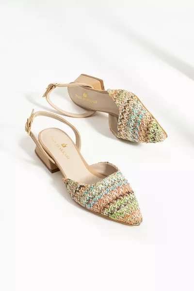 TACCHI MULTICOLORE DA DONNA (LUNGHEZZA TACCO 3 CM)