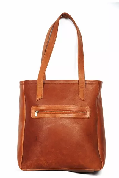 Tove تان حقيبة جلد طبيعي