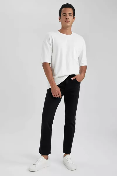 سيرجيو العادية صالح عادي تناسب عادي الخصر الأنابيب الساق جينز الاتحاد الافريقي