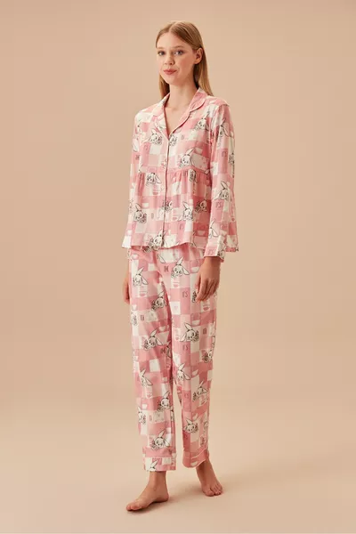 طقم بيجامة أرنب ذكوري