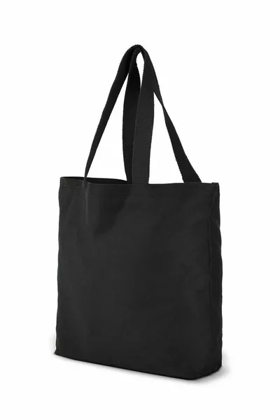 Сумка-тоут из черного габардина | % Хлопок - 