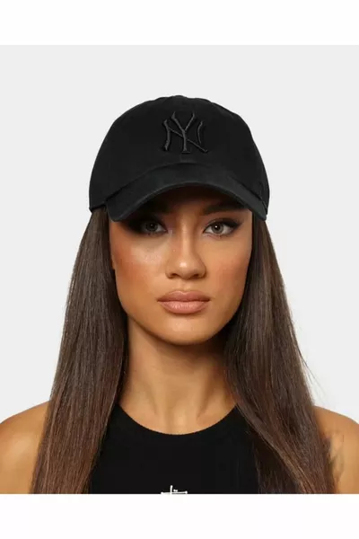 Unisex Beyzbol Ny Şapka Siyah - Siyah