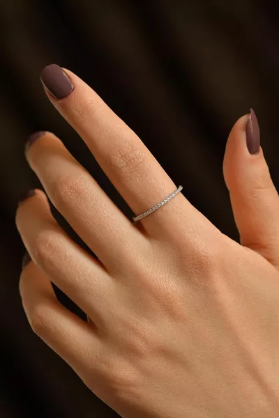 Bague femme élégante en argent sterling Tamtur  en argent sterling